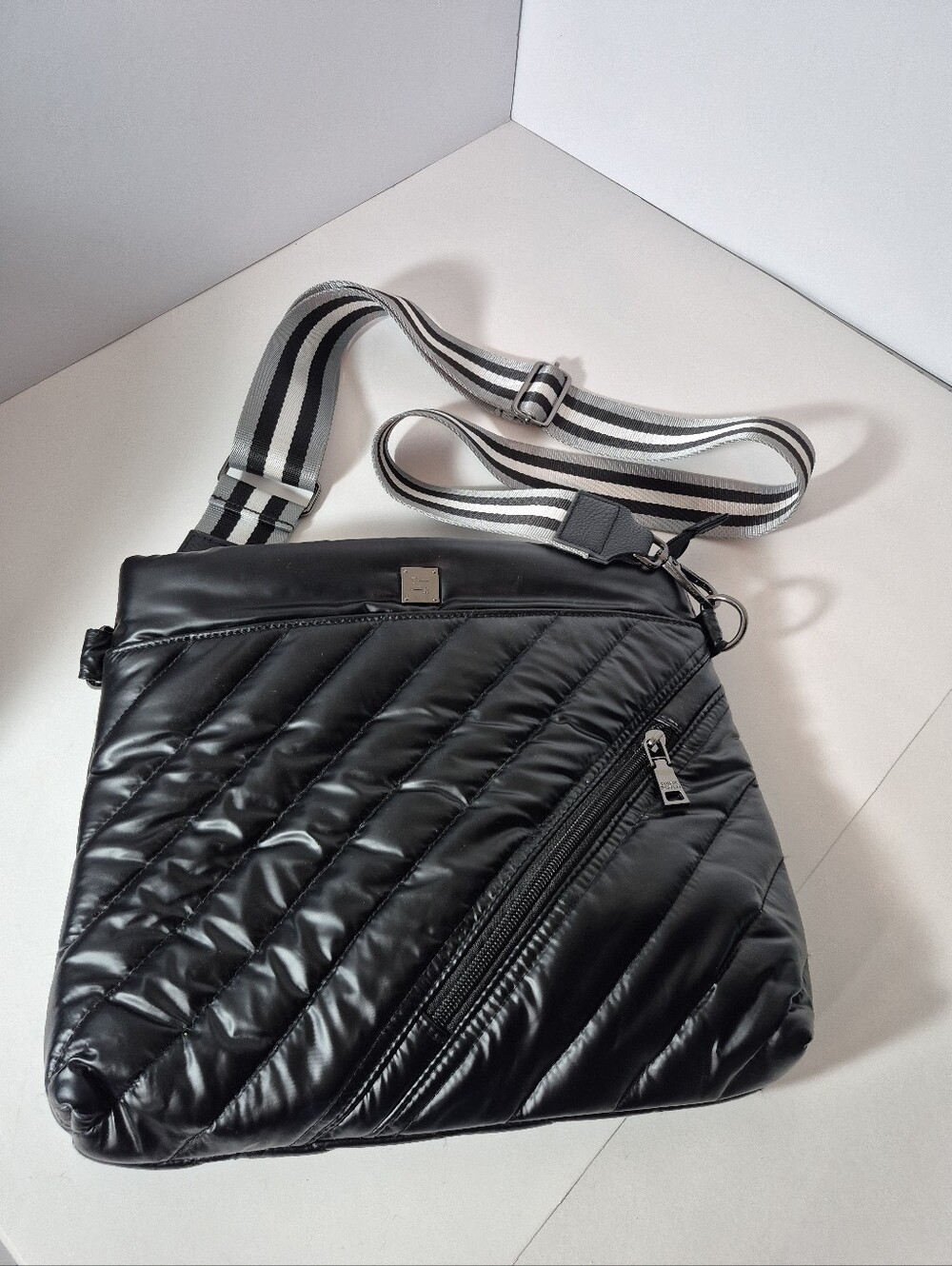 Think Royln Black Crossbody Bag